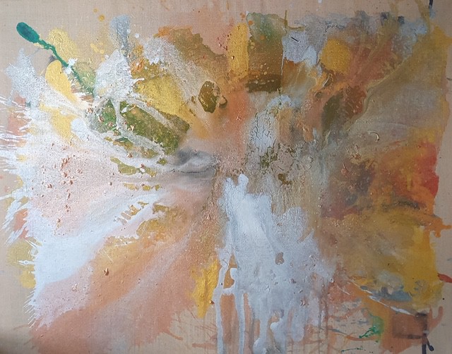 Nr 758 Die Erde kommt zurück 150x120 cm Jahr 2022